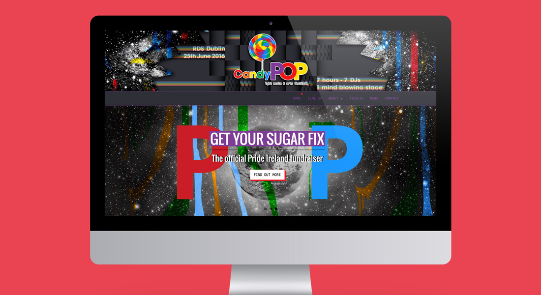 CandyPOP! web design and development