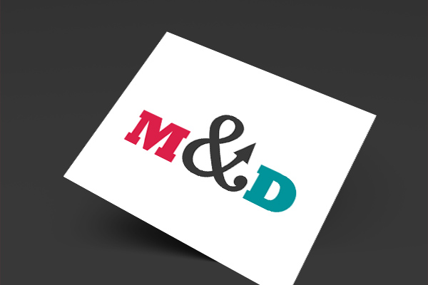 M&D logo design