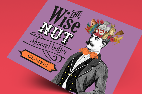 The Wise Nut, branding packaging design